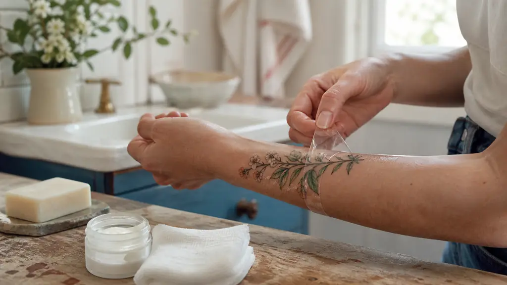 Soin tatouage récent : quand retirer le pansement, laver et hydrater ?